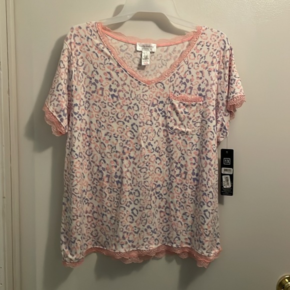 NWT Kathy Ireland pj short set. Size 1X - Picture 3 of 6